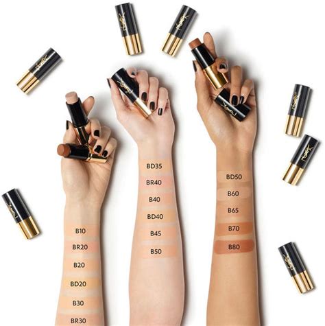 ysl foundation stick all hours|yves saint laurent foundation shades.